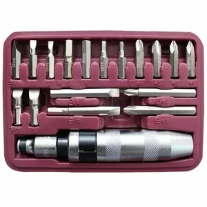 Varan Motors – VT13390 Box-Set Schlagschrauber Mit Bits, 18 Stück, Schlagschrauber 6