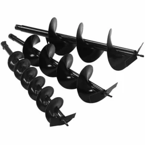 Varan Motors – Tt-aug100 ERSATZBOHRER ERDBOHRER BOHRER PFAHLBOHRER ERDLOCHBOHRER LÄNGE 80CM, Ø 100MM 15