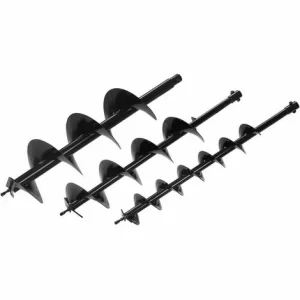 Varan Motors – Tt-aug200 ERSATZBOHRER ERDBOHRER BOHRER PFAHLBOHRER ERDLOCHBOHRER LÄNGE 80CM, Ø 200MM 12
