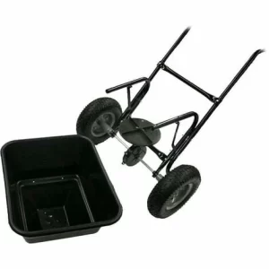 Varan Motors – TC2028 Streuhandwagen Für Dünger, Saatgut, Sand Oder Streusalz Maximale Beladung 30kg / 45L + Luftreifen 8